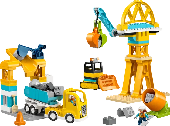 LEGO DUPLO Town - 3-in-1 bouwplaats en voertuigen - 10476