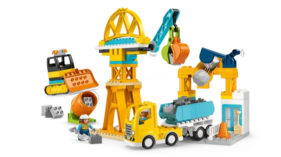LEGO DUPLO Town - 3-in-1 bouwplaats en voertuigen - 10476