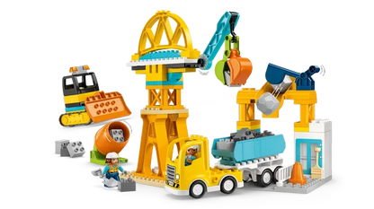 LEGO DUPLO Town - 3-in-1 bouwplaats en voertuigen - 10476