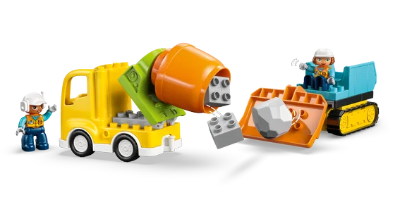 LEGO DUPLO Town - 3-in-1 bouwplaats en voertuigen - 10476