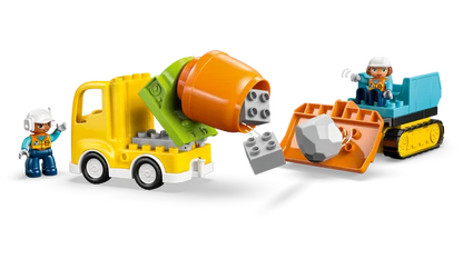 LEGO DUPLO Town - 3-in-1 bouwplaats en voertuigen - 10476