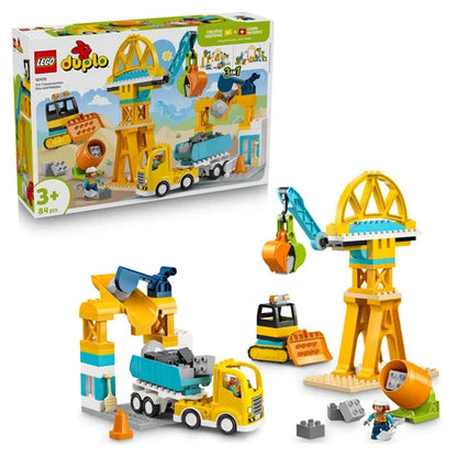 LEGO DUPLO Town - 3-in-1 bouwplaats en voertuigen - 10476