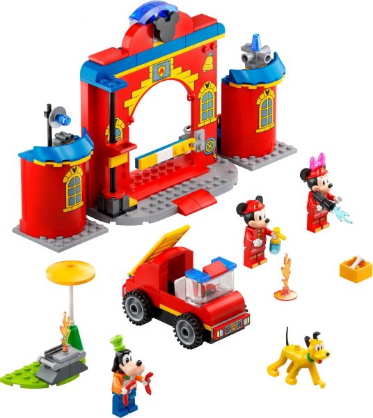 LEGO Disney - Mickey & Friends brandweerkazerne & auto - 10776