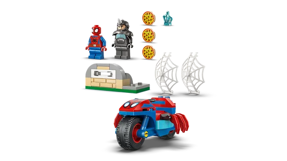LEGO Marvel - Spidey op zijn motor vs. Rhino - 11206