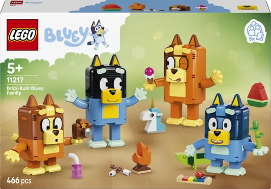 LEGO Bluey - Bouwbare figuren van Bluey en haar familie - 11217