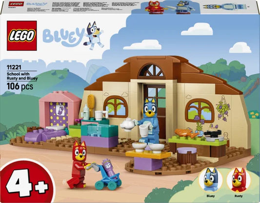 LEGO Bluey - School met Rusty en Bluey - 11221