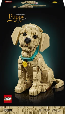 LEGO Icons - Golden retriever puppy - 11384
