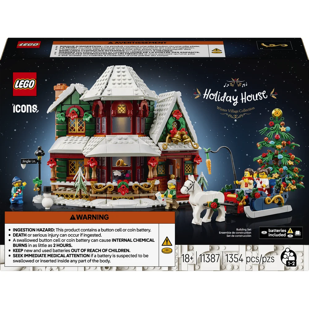 LEGO Icons - Oma's kersthuis - 11387