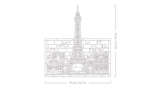 LEGO LEGO Architecture - Parijs – Stad van de liefde - 21064