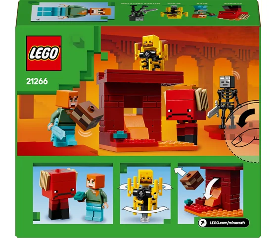 LEGO Minecraft - De lavastrijd in de Nether - 21266