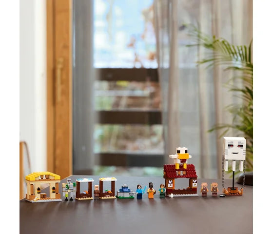 LEGO Minecraft - De Ghast-ballon aanval op het dorp - 21273