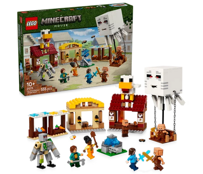 LEGO Minecraft - De Ghast-ballon aanval op het dorp - 21273