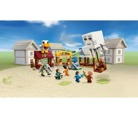 LEGO Minecraft - De Ghast-ballon aanval op het dorp - 21273
