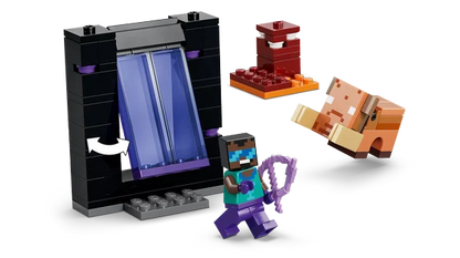 LEGO Minecraft - Reis naar de Nether en het End-portaal - 21584
