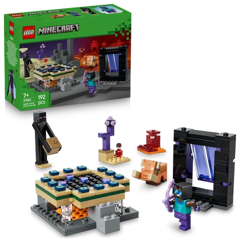 LEGO Minecraft - Reis naar de Nether en het End-portaal - 21584