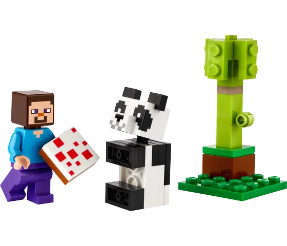 LEGO Minecraft - Steve en babypanda - 30672