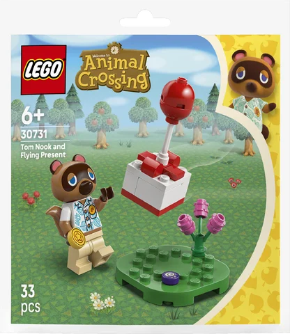 LEGO Animal Crossing - Tom Nook met vliegend cadeautje - 30731