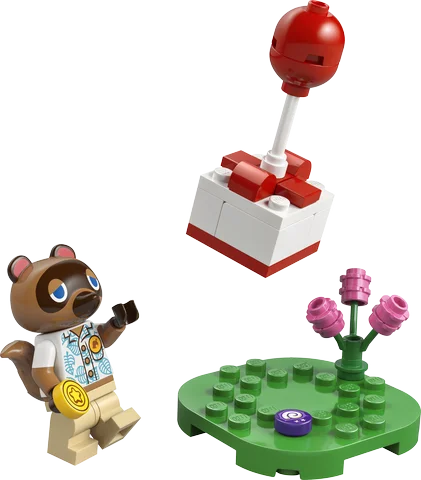 LEGO Animal Crossing - Tom Nook met vliegend cadeautje - 30731