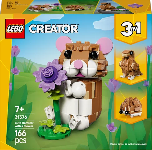 LEGO LEGO Creator - Schattige hamster met bloem - 31376