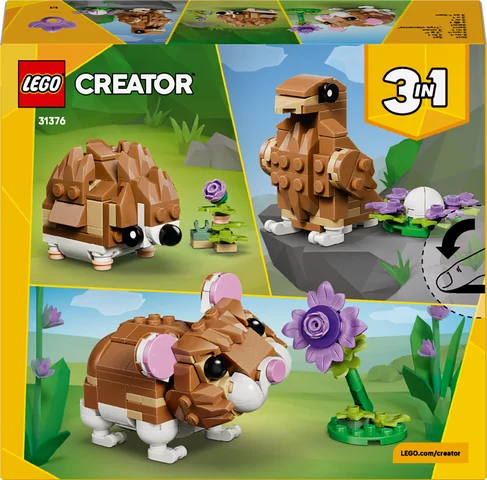 LEGO LEGO Creator - Schattige hamster met bloem - 31376