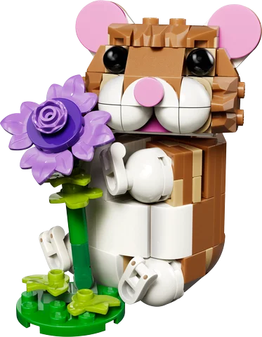 LEGO LEGO Creator - Schattige hamster met bloem - 31376