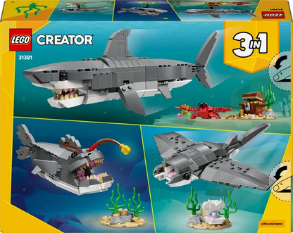 LEGO LEGO Creator - Woeste haai met schatkist - 31381