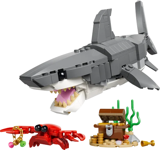 LEGO LEGO Creator - Woeste haai met schatkist - 31381