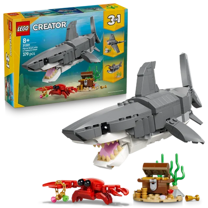 LEGO LEGO Creator - Woeste haai met schatkist - 31381