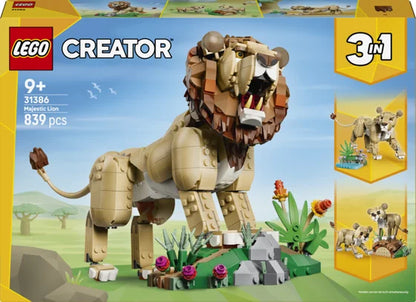 LEGO LEGO Creator - Wilde dieren: majestueuze leeuw - 31386