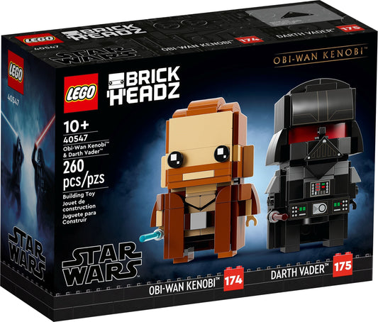 LEGO Brickheadz – Obi-Wan Kenobi™ und Darth Vader™ – 40547