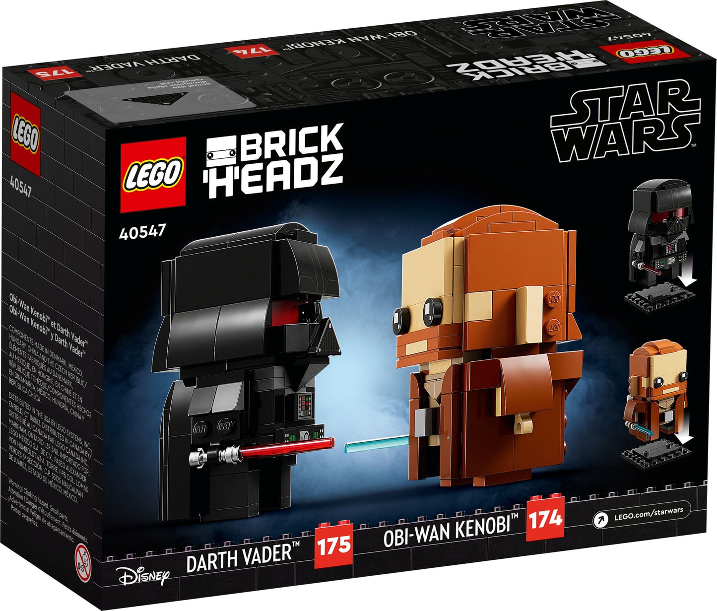 LEGO Brickheadz - Obi-Wan Kenobi™ & Darth Vader™ - 40547