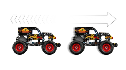LEGO Technic - Monster Jam™ Grave Digger™ vuur en ijs - 42219