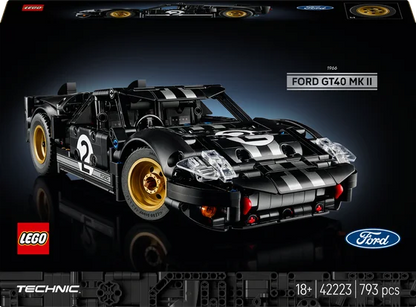 LEGO Technic - 1966 Ford GT40 MKII racewagen - 42223