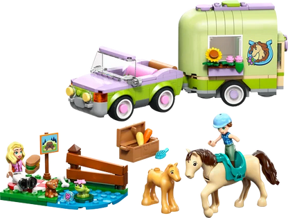 LEGO Friends - Trailer met paard en veulen - 42695