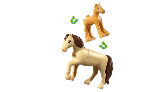 LEGO Friends - Trailer met paard en veulen - 42695