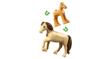 LEGO Friends - Trailer met paard en veulen - 42695