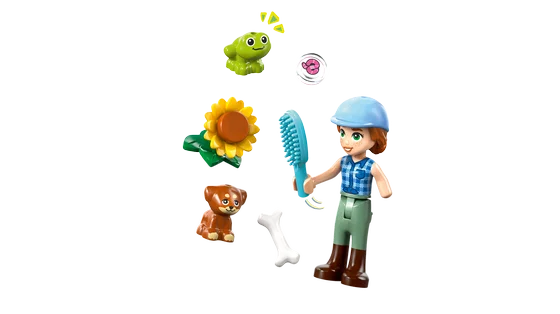 LEGO Friends - Trailer met paard en veulen - 42695