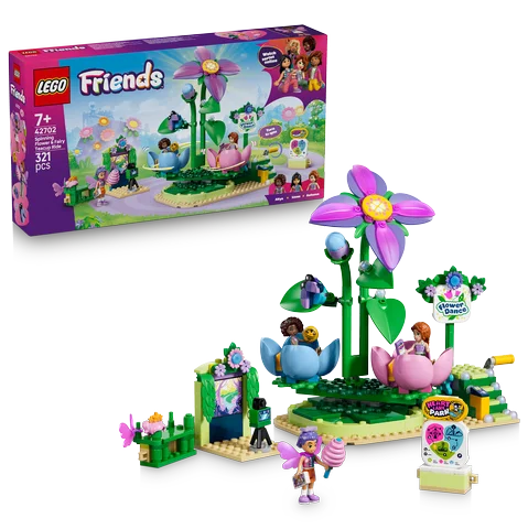 LEGO Friends - Draaiende theekopjesattractie met bloementhema - 42702