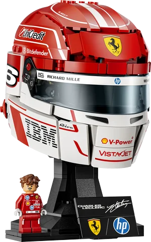 LEGO Editions Formula 1 - Scuderia Ferrari HP helm van Charles Leclerc - 43014