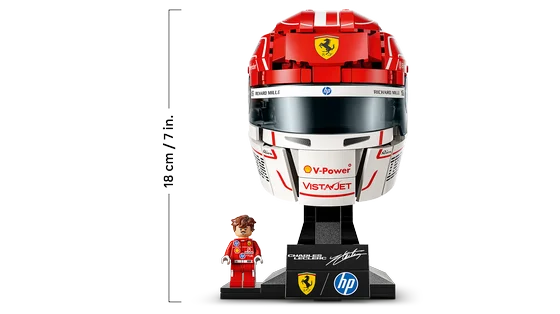 LEGO Editions Formula 1 - Scuderia Ferrari HP helm van Charles Leclerc - 43014