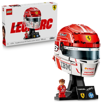 LEGO Editions Formula 1 - Scuderia Ferrari HP helm van Charles Leclerc - 43014