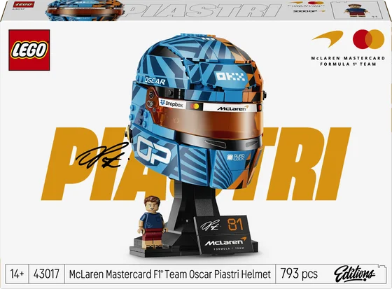 LEGO Editions Formula 1 - McLaren Mastercard F1® Team helm van Oscar Piastri - 43017