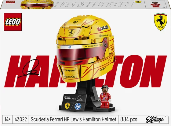 LEGO Editions Formula 1 - Scuderia Ferrari HP helm van Lewis Hamilton - 43022