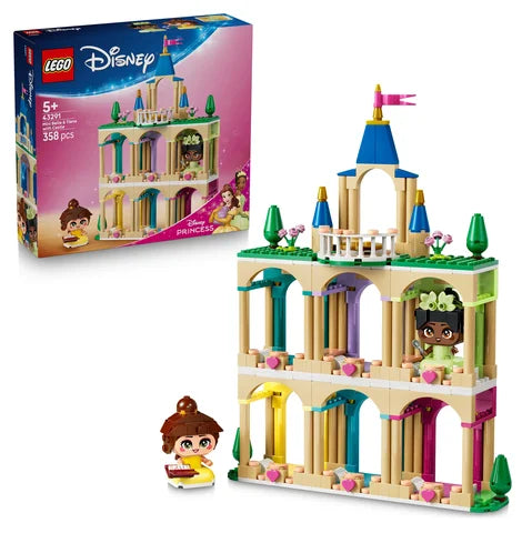 LEGO Disney - Mini Belle en Tiana met kasteel - 43291