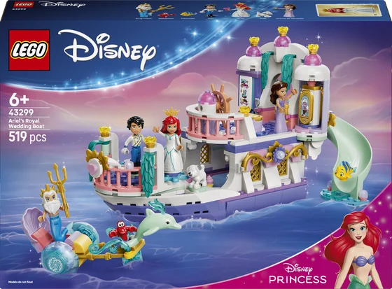 LEGO Disney - Ariëls koninklijke trouwboot - 43299
