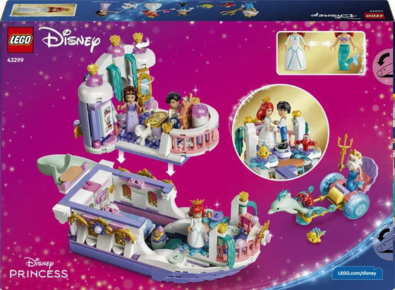 LEGO Disney - Ariëls koninklijke trouwboot - 43299