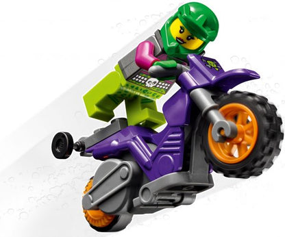 LEGO City - Wheelie stuntmotor - 60296