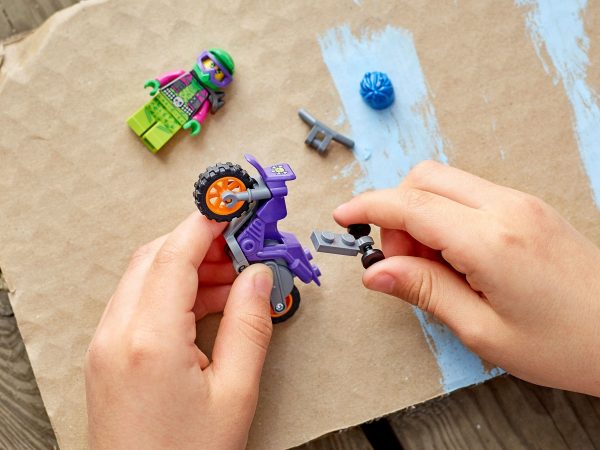 LEGO City - Wheelie stuntmotor - 60296