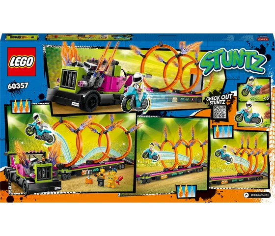 LEGO City - Stunttruck & Ring of Fire-uitdaging - 60357