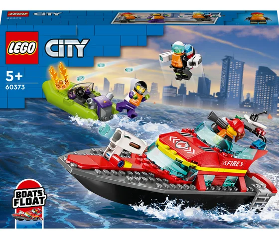 LEGO City - Reddingsboot Brand - 60373